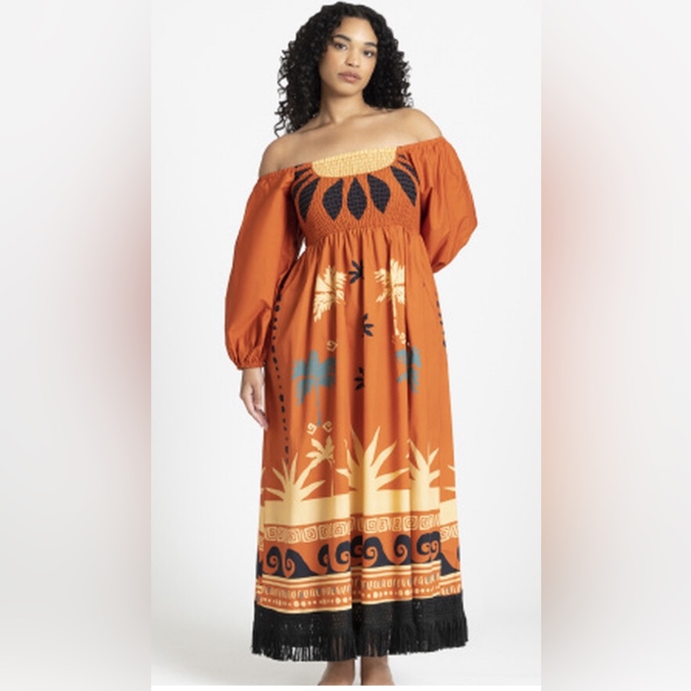 Beautiful puff sleeved dress